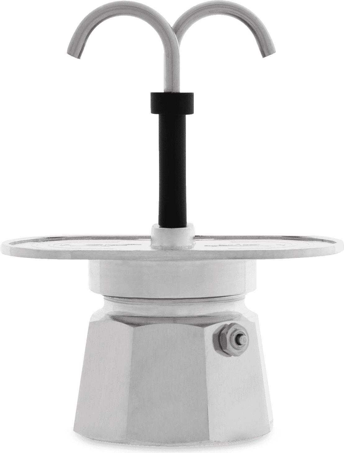 Bialetti Mini Express Mokka-Kanne 0,09 l Edelstahl (0007302)