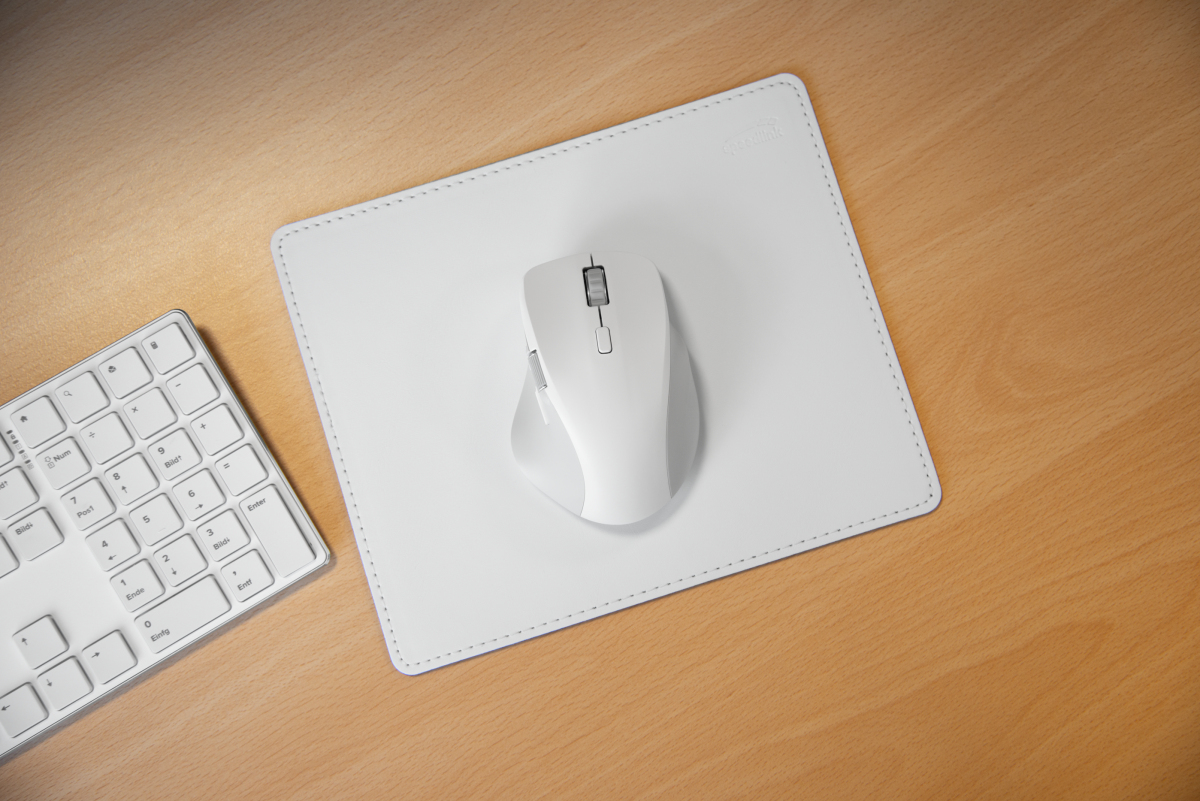 SPEEDLINK LIBERA Rechargeable kabellose Maus, Bluetooth + 2,4 GHz, Silent, 5 Tasten, Weiß