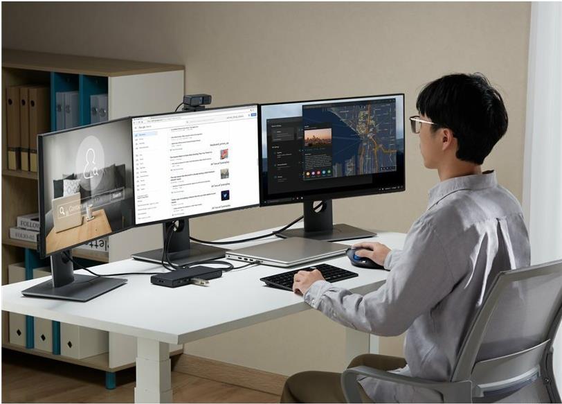 Kensington SD4842P EQ USB-C Triple Video Dockingstation 100 W PD Schwarz
