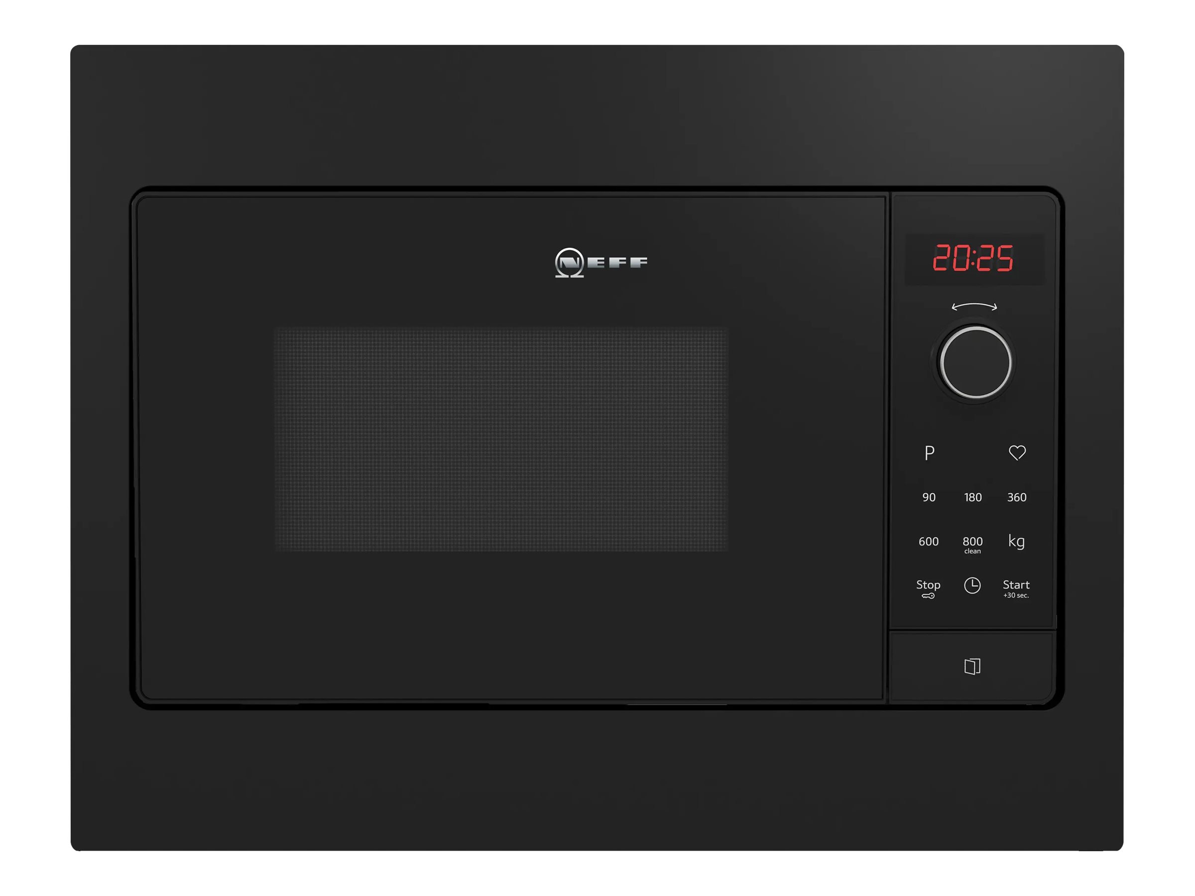 Neff N 30 HLAWG25S3 Einbau-Mikrowelle 800 W 20 l Schwarz