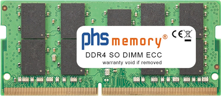 PHS-memory 16GB RAM Speicher kompatibel mit Synology DiskStation DS1522+ DDR4 SO DIMM ECC 2666MHz PC4-21300E (SP434040)