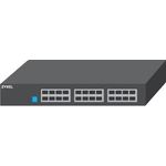 Zyxel GS1100-24ES 24-Port Gigabit Ethernet Unmanaged Switch mit DIP-Selektor