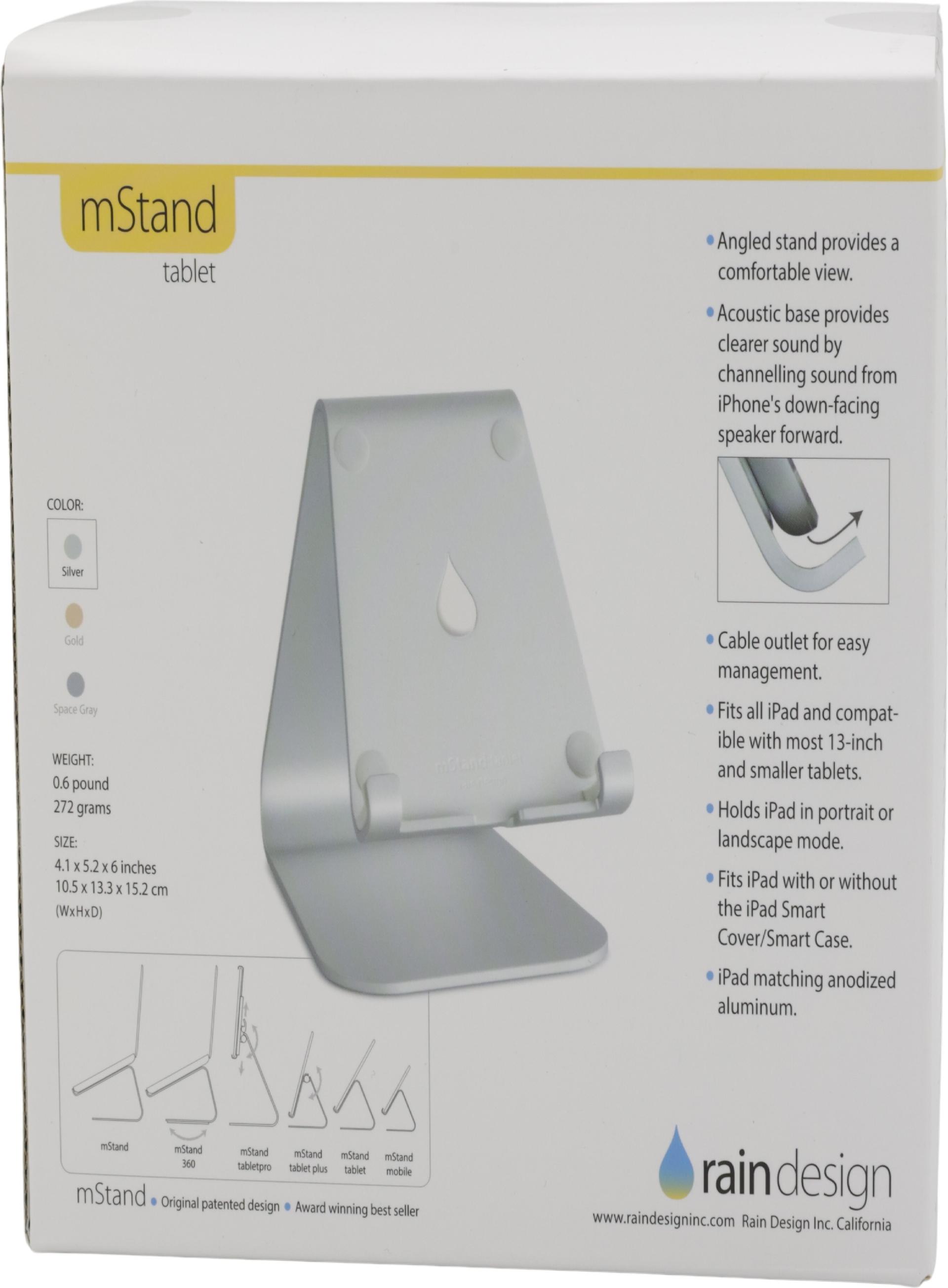 Rain Design mStand tablet Tablet-Ständer Eloxiertes Aluminium Silber