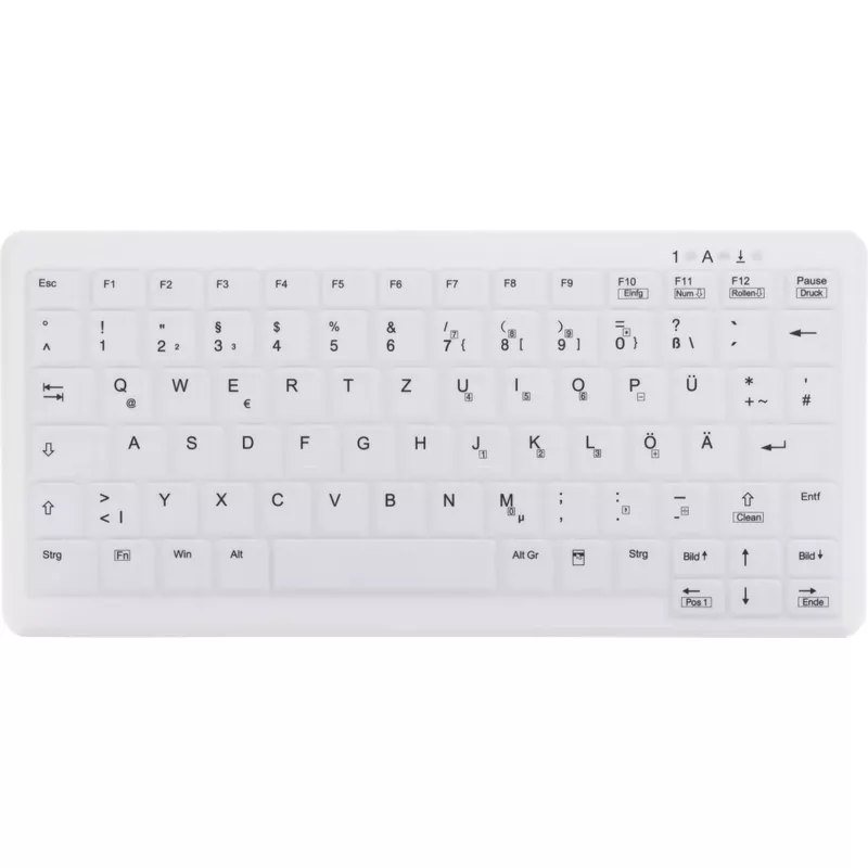 CHERRY AK-C4110 Tastatur RF Wireless AZERTY Französisch Weiß (AK-C4110F-FU1-W/FR) (B-Ware)