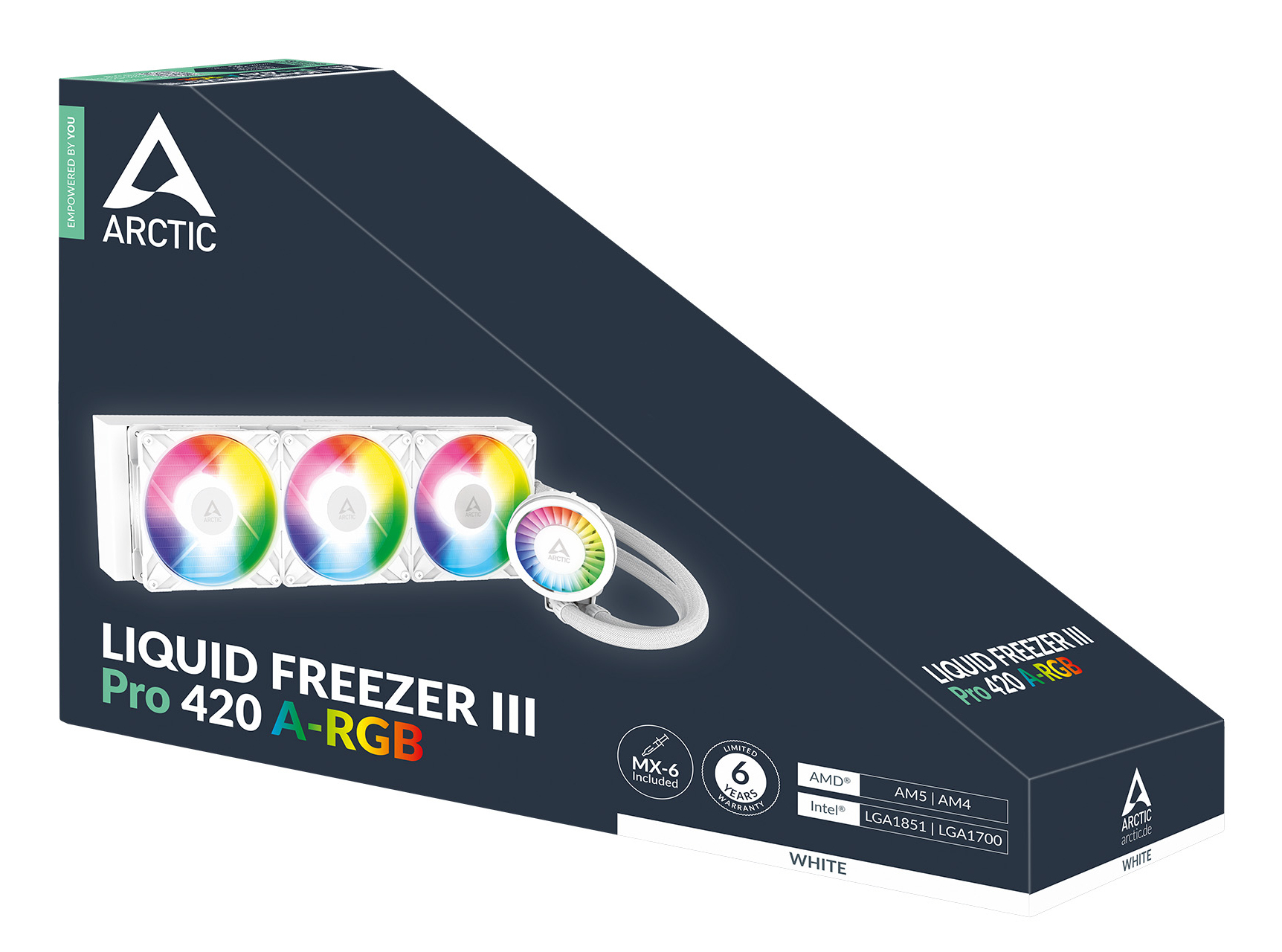 ARCTIC Liquid Freezer III Pro 420 A-RGB AIO-Wasserkühlung Weiß