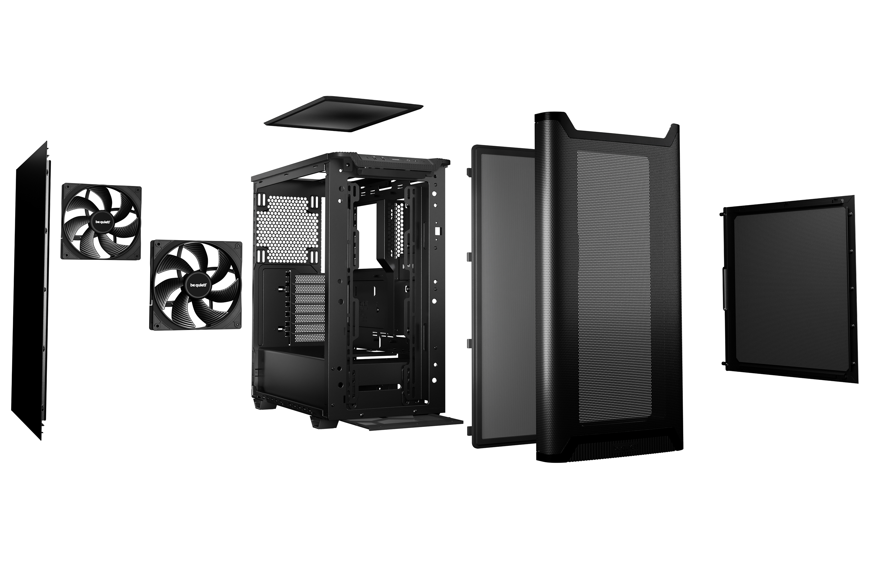 be quiet! Pure Base 501 Airflow Midi-Tower PC-Gehäuse ATX Schwarz