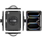 eSTUFF iPad Pro 11 2025/2024 OHIO Defender Case with hand strap (ES68104003-BULK)