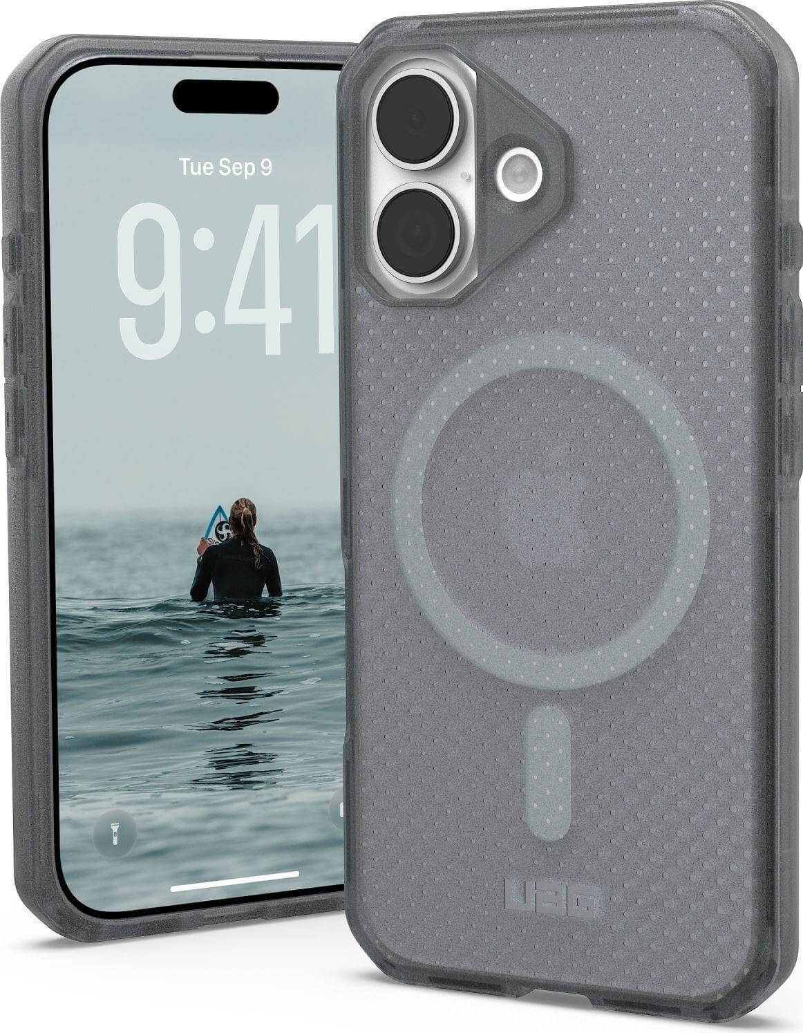 UAG Urban Armor Gear Dot MagSafe Case | Apple iPhone 17 | ash (grau transparent) | 114538113131 (114538113131)