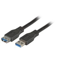 EFB-Elektronik USB3.0 Verlängerungskabel A-A, St.-Bu., 3,0m, schwarz, Premium Hersteller: EFB Elektronik (K5237.3)