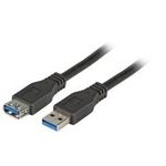 EFB-Elektronik USB3.0 Verlängerungskabel A-A, St.-Bu., 3,0m, schwarz, Premium Hersteller: EFB Elektronik (K5237.3)