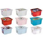 keeeper Aufbewahrungsbox karolina "Bambi", 30 Liter Dreh-/Stapelbox mit Deckel, aus PP, natur-transparent, - 1 Stück (1223800126600)