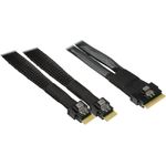 Inter-Tech Kabel SSF-8654-8i zu 2x SFF-8654-4i 70cm (88885662)