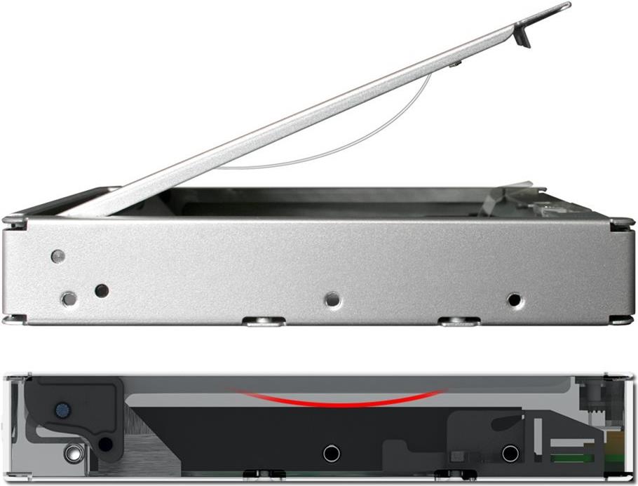 ICY DOCK MB982IP-1S-1 Laufwerksschachtadapter 2,5" auf 3,5" SATA/SAS Silber