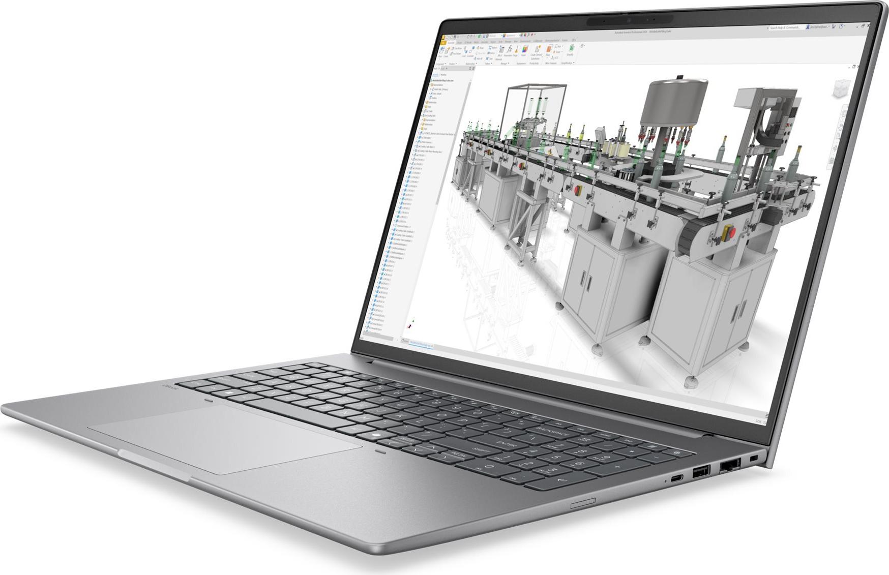 HP ZBook 8 G2i 16" Intel Core Ultra 7 356H 32 GB RAM 1 TB SSD NVIDIA RTX PRO 500 Meteor silver