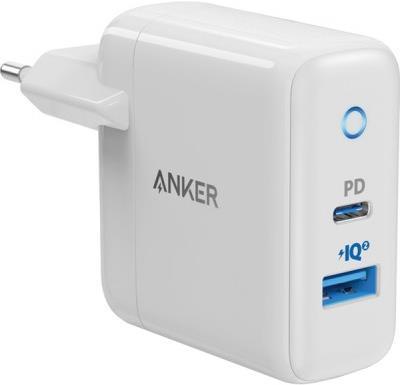 ANKER PowerPort PD+ 2 1xC 20W 1xA 15W White EU Plug A2636G21
