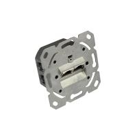 Netzwerkdose Cat. 6, 2xRJ45, geschirmt, vertikale Kabelzuführung, ohne Zentralstück/-Abdeckrahmen, Good Connections (GC-N0052)