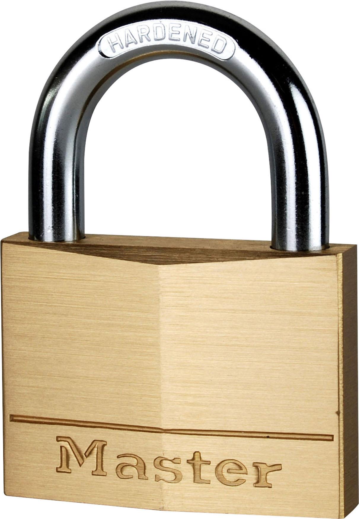 MASTER LOCK 70 mm breites Vorhngeschloss aus Massivmessing (170EURD)