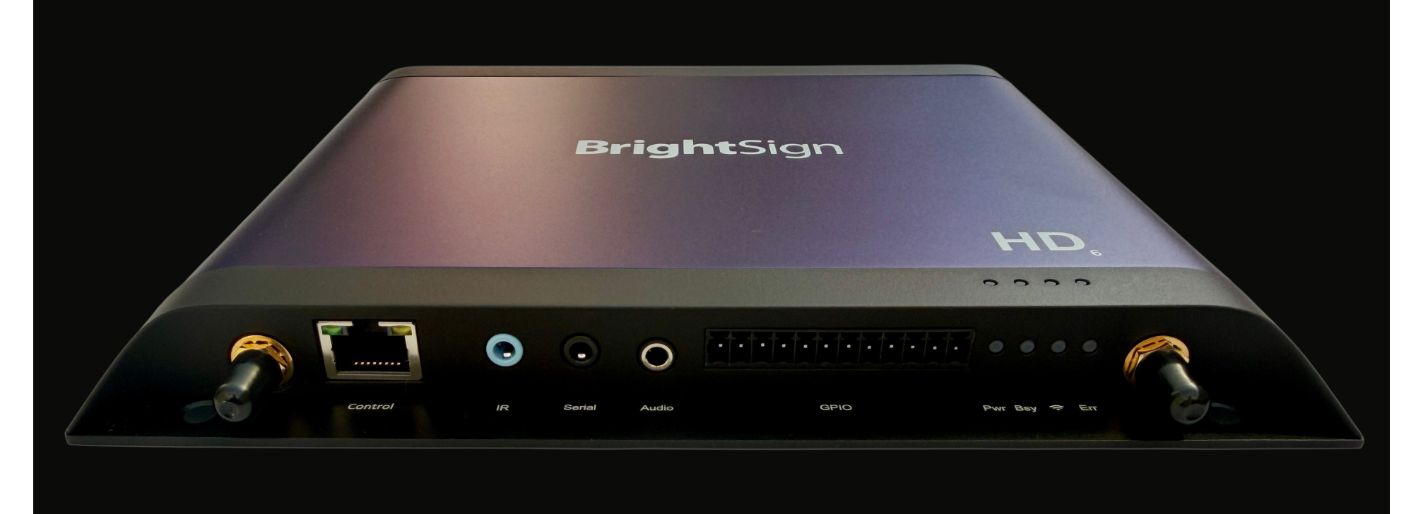 BrightSign HD6 HD1026 4K UHD Digital-Signage-Player Schwarz