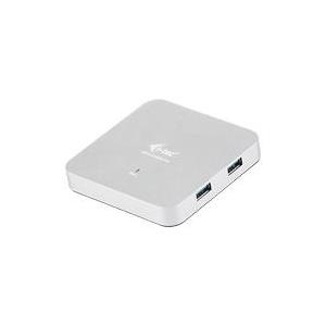 I-TEC USB 3.0 Metal Active HUB 4 Port mit Netzteil ideal fuer Notebook Ultrabook Tablet PC unterstuetzt Win und Mac OS (U3HUBMETAL4)