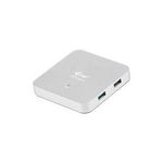 I-TEC USB 3.0 Metal Active HUB 4 Port mit Netzteil ideal fuer Notebook Ultrabook Tablet PC unterstuetzt Win und Mac OS (U3HUBMETAL4)