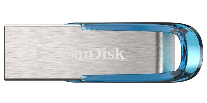 SanDisk Ultra Flair USB-Stick 32 GB USB 3.0 150 MB/s Blau, Silber
