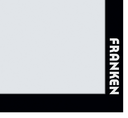 Franken Aushangrahmen PRO A4 2er-Set Schwarz