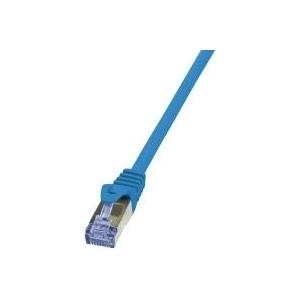 LogiLink Patchkabel, Kat. 6A, S/FTP, 2,0 m, blau geschirmt (PIMF), 4 x 2 AWG 26/7, Belegung: 1:1, Kupferader, - 1 Stück (CQ3056S)