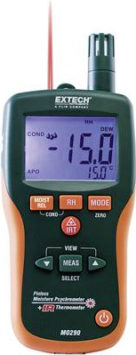EXTECH MO290-EU Luftfeuchte-/Temperatur-Messgerät, Thermo-/Hygrometer (MO290)