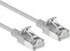 ACT Grey 7 meters LSZH S/FTP CAT6A slimline patch cable snagless with RJ45 connectors (DB7007)