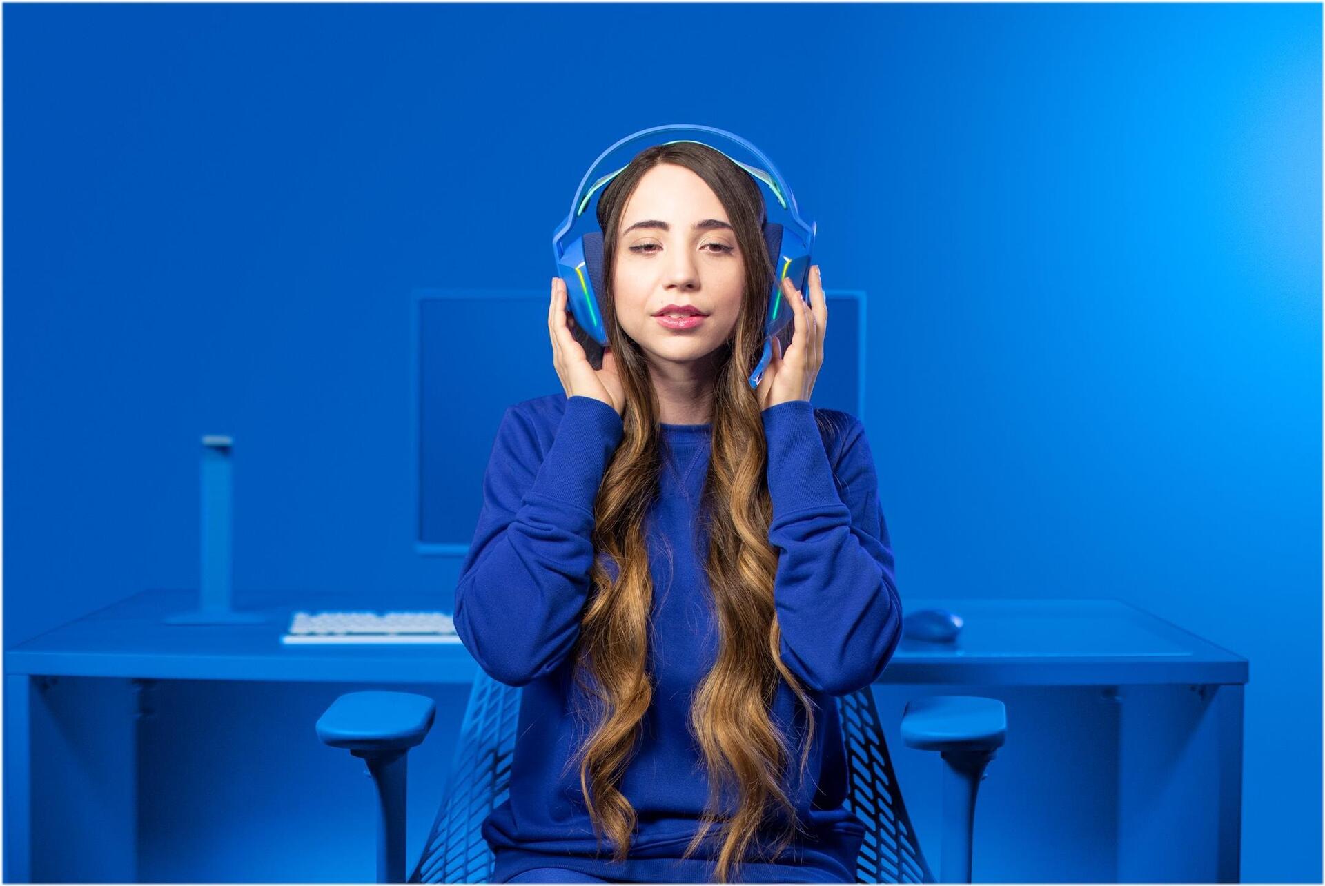 Logitech G G733 LIGHTSPEED Wireless Gaming Headset Over-Ear Blau