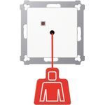 Zugtaster ohne Rahmen aws Schraubbefestigung NRS AS 0834 ZT (NRSAS0834ZTWW)