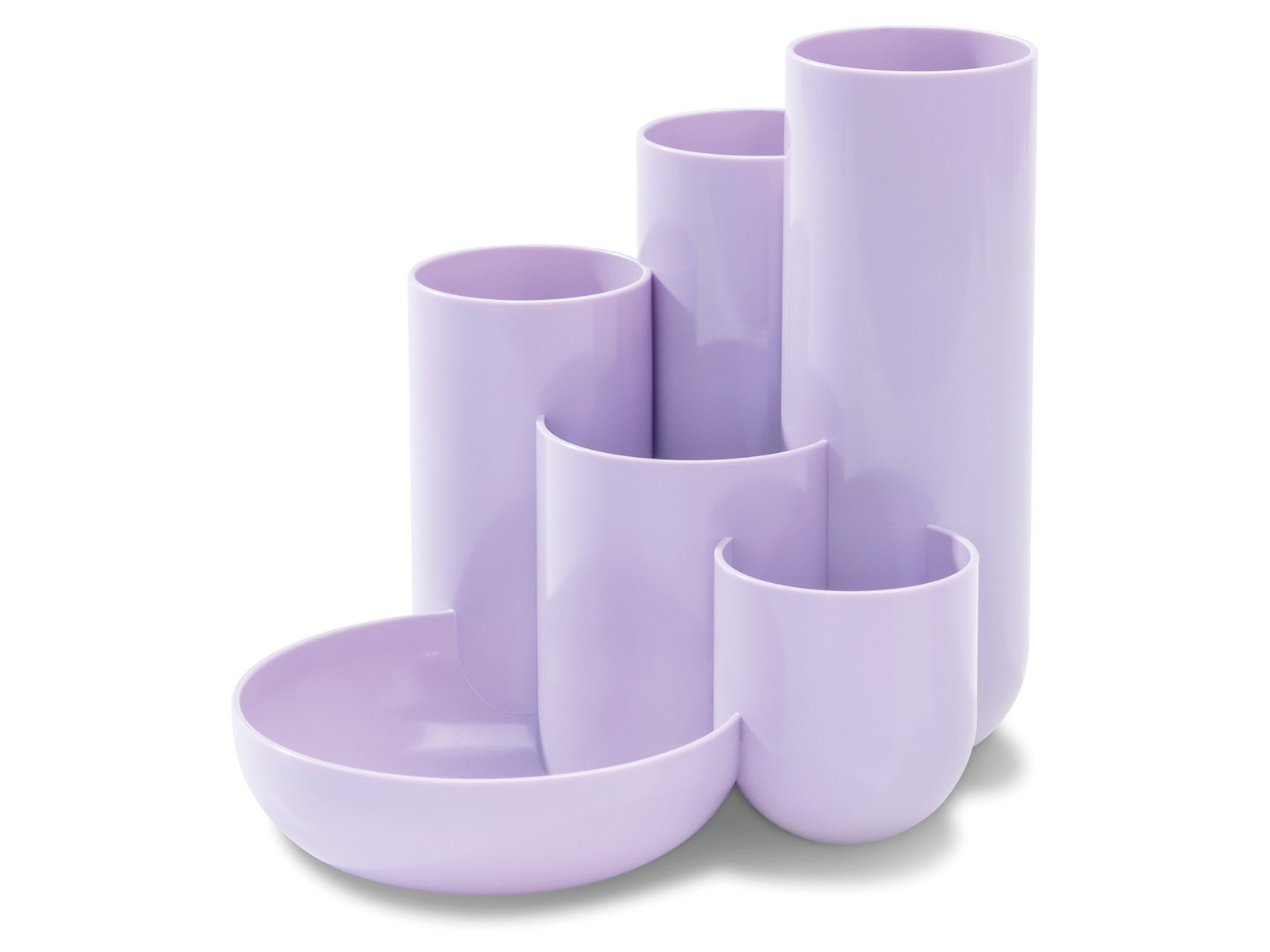 HAN CAMPUS Multiköcher mit 5 Röhren und Kleinteile-Schale Violett