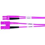 Telegärtner L00890A0111 Glasfaserkabel 1 m I-K(ZN)H OM4 2x SC 2x LC Violett (L00890A0111)