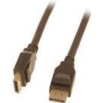 Kabel Video DisplayPort 1.4, ST/ST, 0,5m, Ultra HD 8k*4k@60Hz 4:4:4, 8 Bit HDR, Synergy 21 (S215437V4)