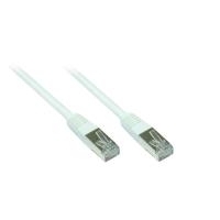 RNS® Patchkabel mit Rastnasenschutz, Cat. 6, S/FTP, PiMF, PVC, 250MHz, weiß, 50m, Good Connections (8060-500W)