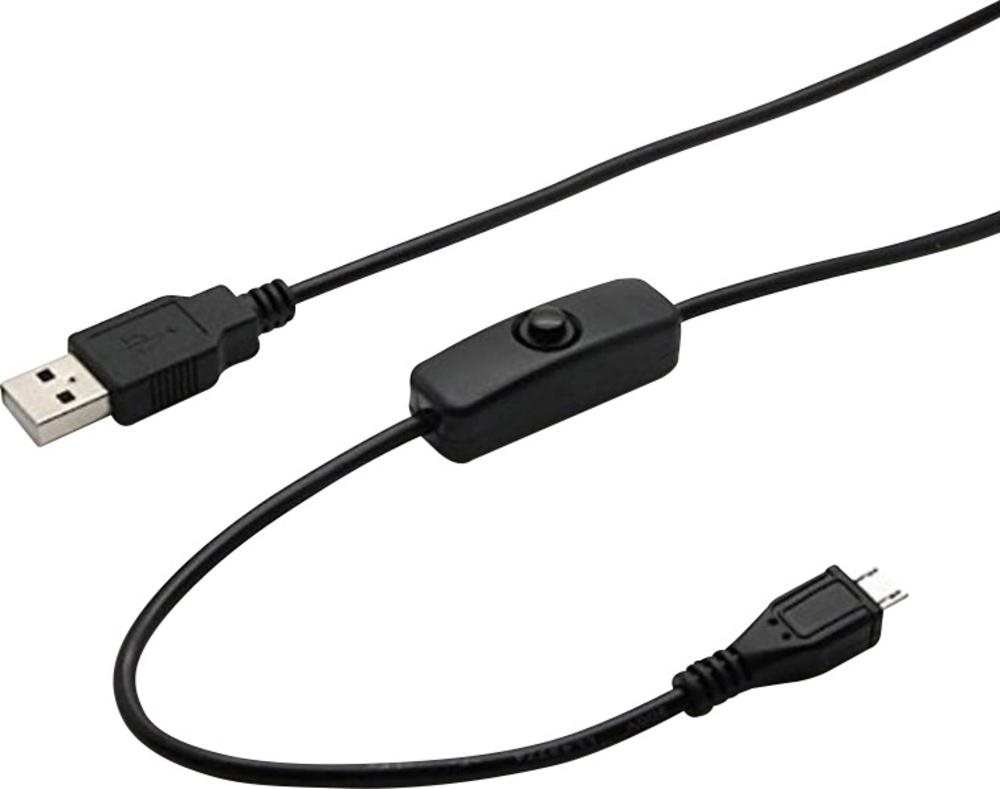 JOY-IT USB Ladekabel Switch für Raspberry Pi bk