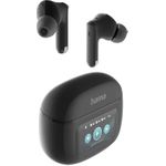 Hama Bluetooth®-Kopfhörer Spirit Touch, TWS, ANC, mit Display, In-Ear, Schwarz (00221820)