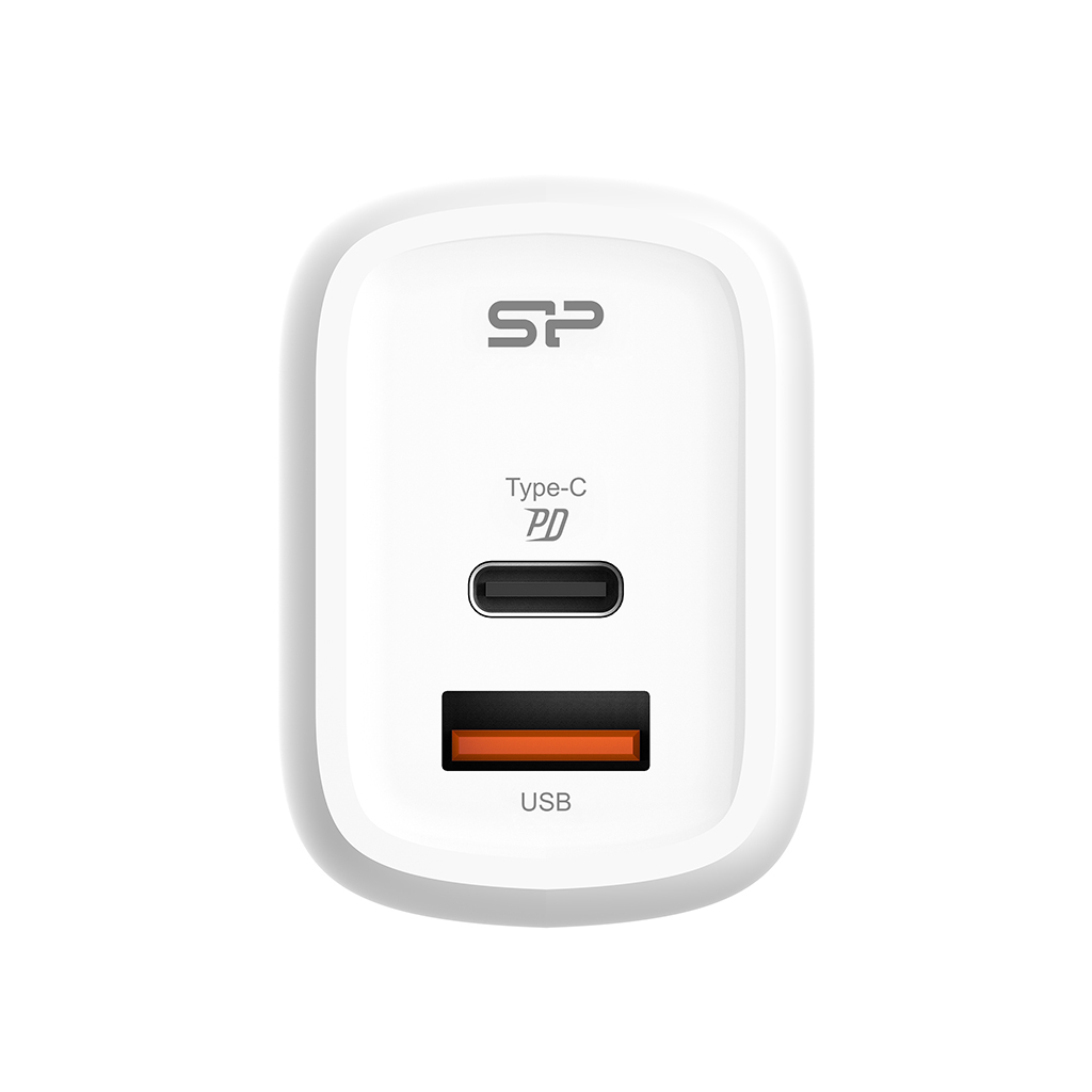 Silicon Power Boost Charger QM25 Netzteil 30 W USB-C USB-A PD QC 3.0 Weiß