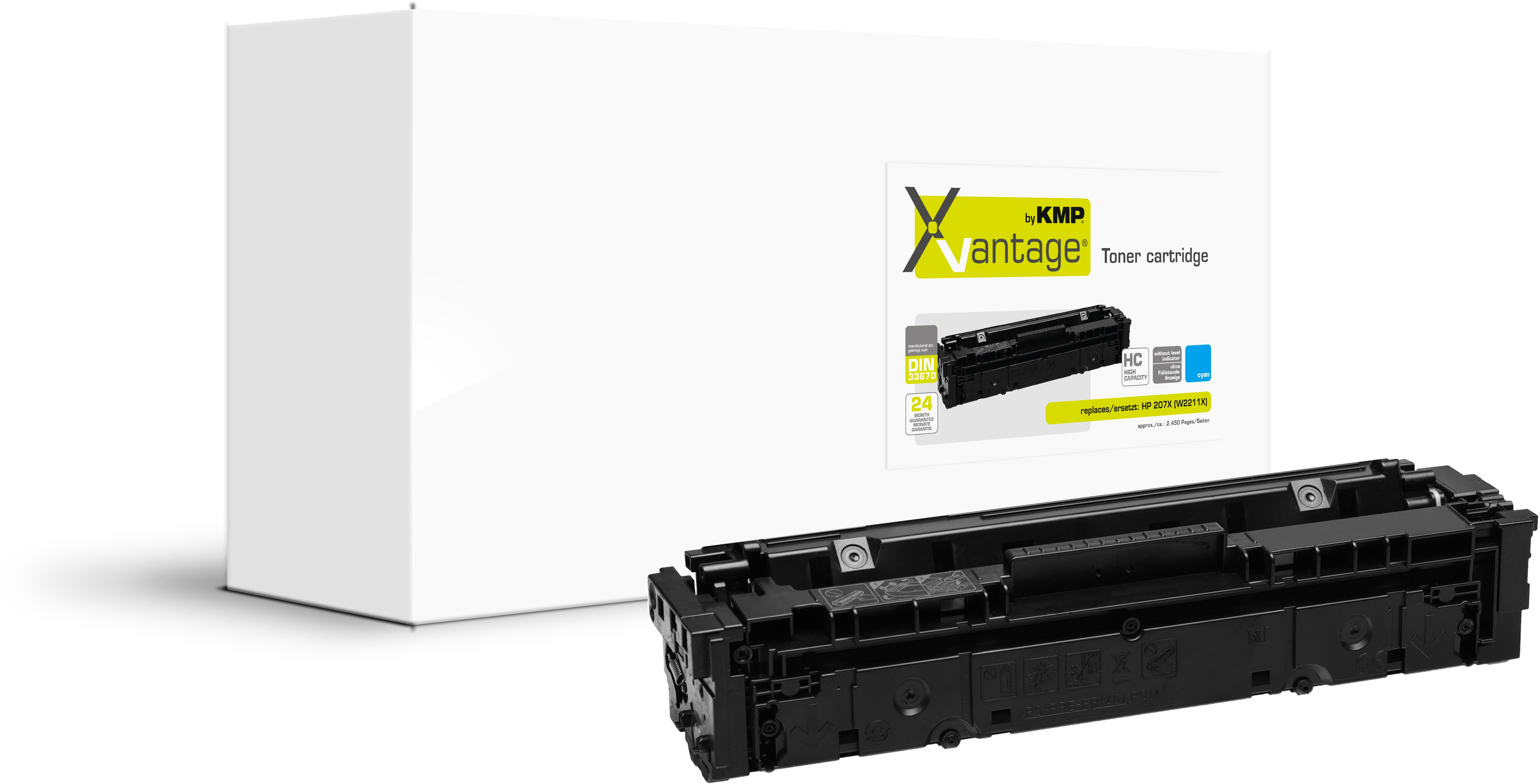 KMP XVantage 2558,3086 Magenta Tonerkartusche kompatibel zu HP 207X (W2213X)