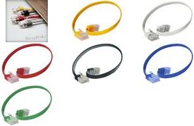 shiverpeaks BASIC-S U/UTP Flach-Patchkabel, Kat.6, 10,0 m blau, 2 x RJ 45 Stecker, Mantel aus PVC, vergoldete Kontakte - 1 Stück (SP720-SLB)