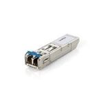 LevelOne 1.25G SMF SFP TRANSCEIVER 10KM Verfügt über Duplex-LC-Anschluss IEEE 802.3z-Gigabit-Ethernet-konform 3,3-V-Einzelstromversorgung Hot-Swapping-fähig RoHS-konform und bleifrei Geringe elektromagnetische Störung mit Metallgehäuse (SFP-4210)