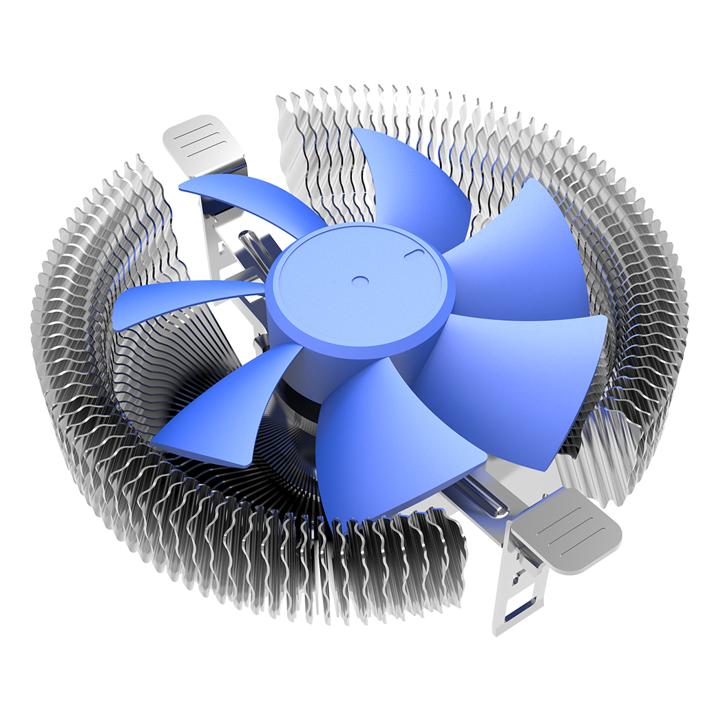PCCOOLER E90 CPU-Kühler 8 cm 1000-2000 RPM Blau