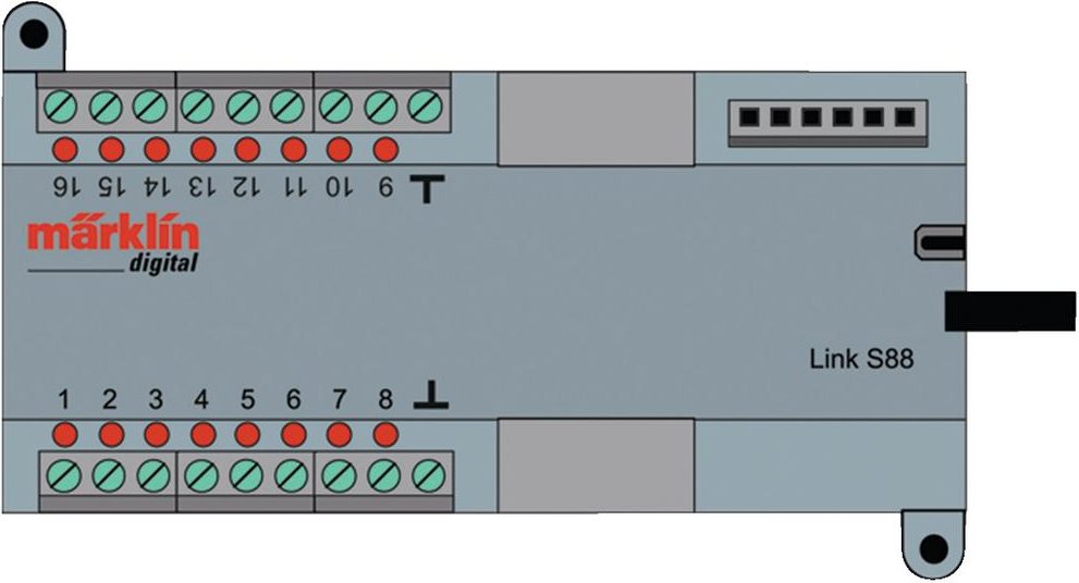 Märklin Link s 88 Digital Decoder nach DCC (60883)