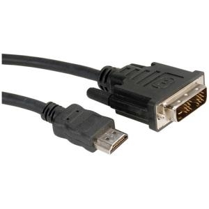 ROLINE Kabel DVI (18+1) ST - HDMI ST 5,0m (11.04.5552)