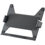 Goobay Deluxe Laptophalterung für Monitorarm, schwarz (70818)