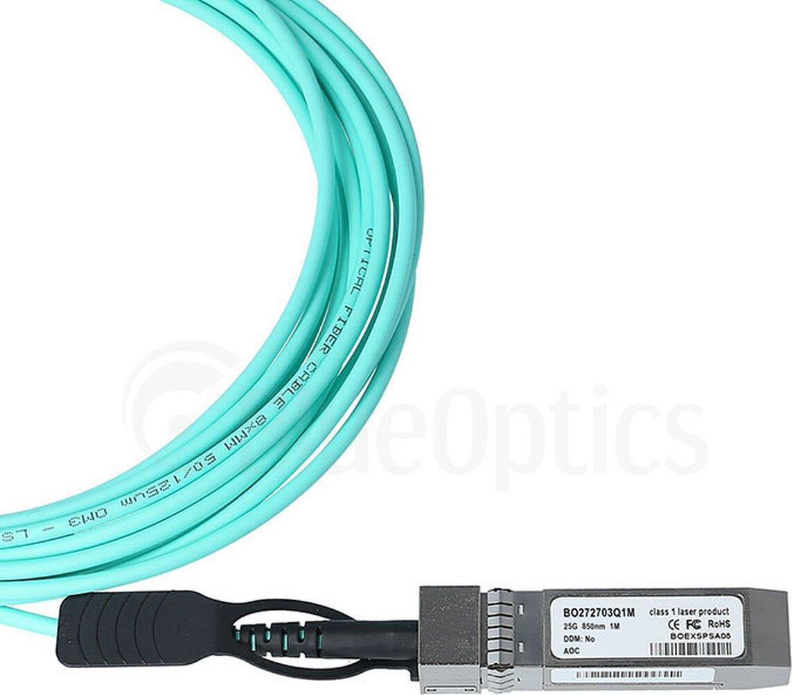 Kompatibles Nokia SFP28-AOC-15M SFP28 BlueOptics Aktives Optisches Kabel (AOC), 25GBASE-SR, Ethernet, Infiniband, 15 Meter (SFP28-AOC-15M-NK-BO)