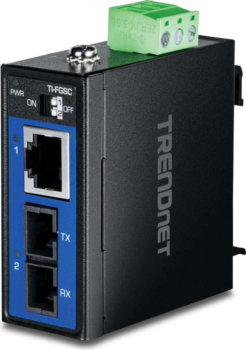 TRENDnet TI-FGSC Medienkonverter Industrial Multi-Mode SC 1km (TI-FGSC)