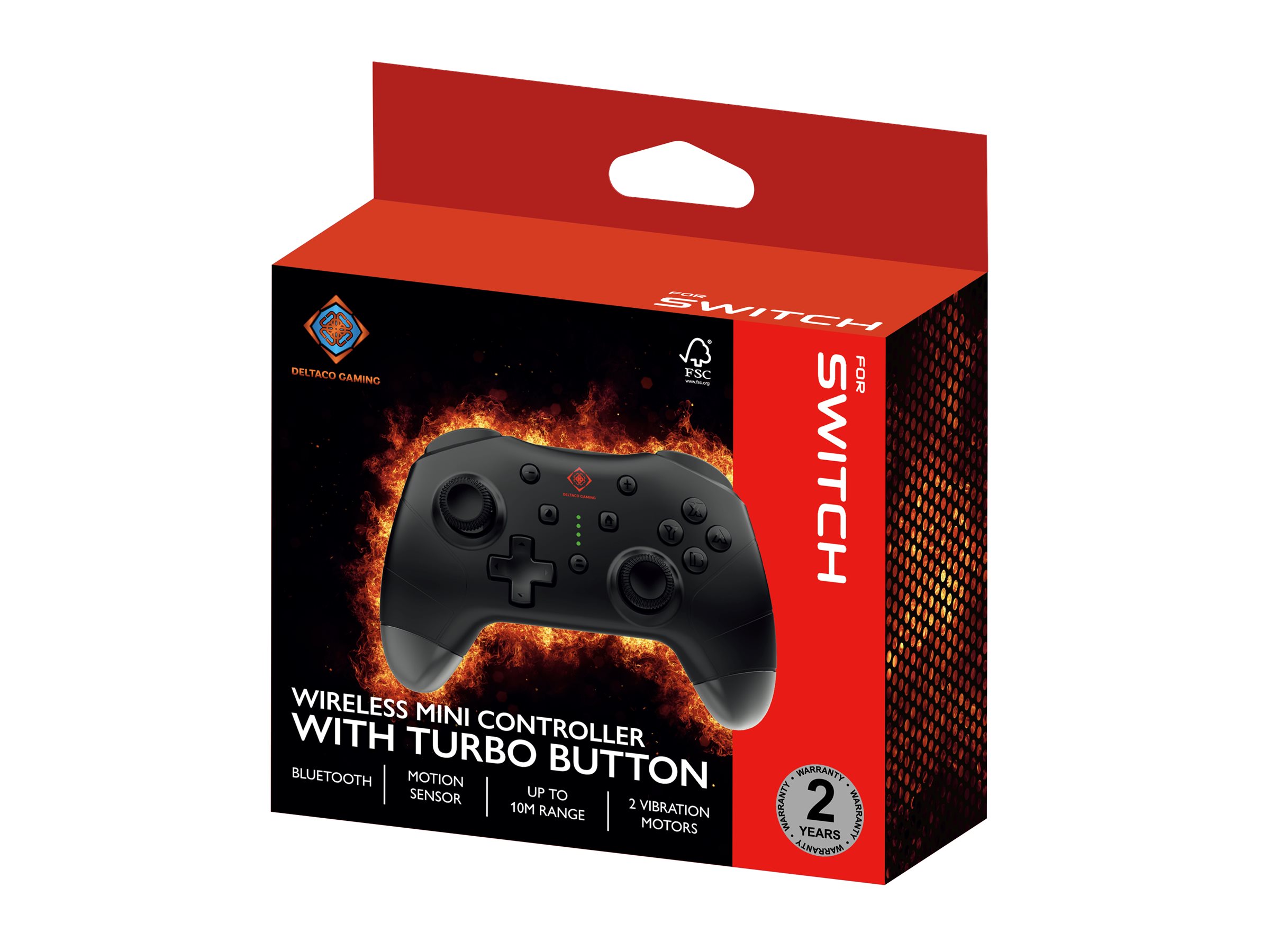 Deltaco Gaming GAM-183 Bluetooth Gamepad Schwarz
