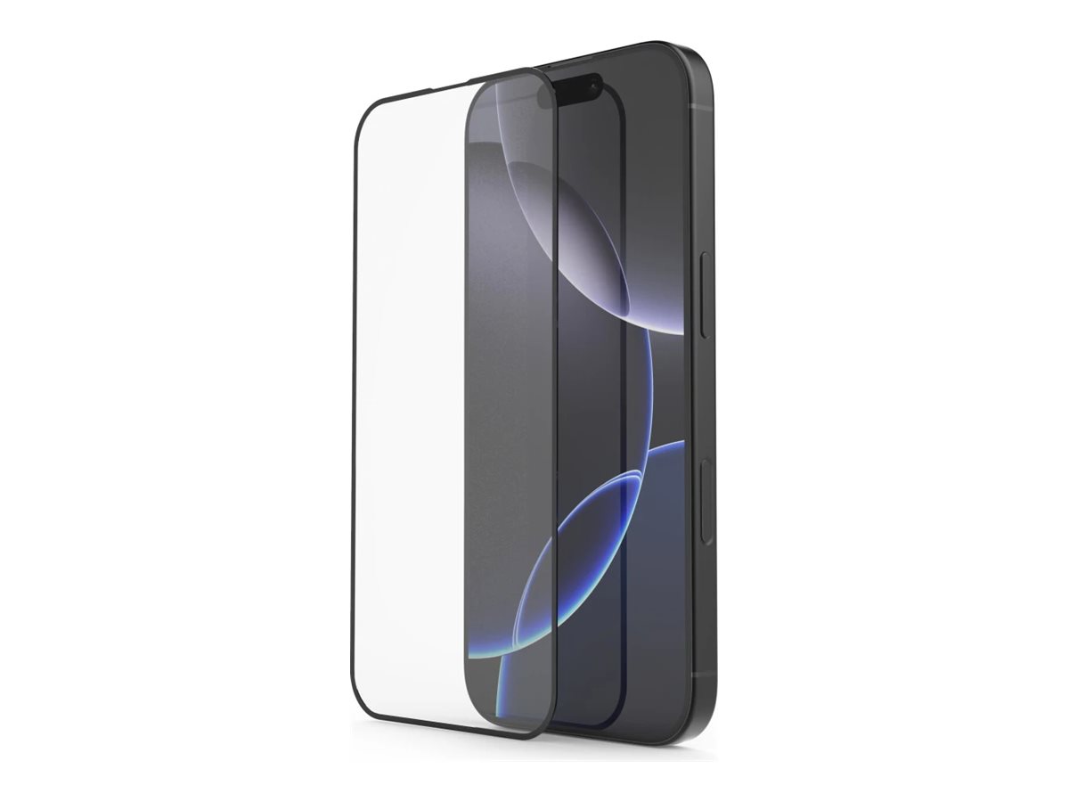 Hama Extreme Protect 6.3" Bildschirmschutz für Apple iPhone 16 Pro D3O Glas Durchsichtig, Schwarz