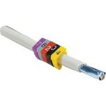 exertis Connect Kabelmarker, Ziffer 3, orange, 6 mm, VPE 100 Stück Farbige Kennzeichnungsringe für Leitungen mit einem Durchmesser von 6 mm - 100 elastische Kunststoffringe- einfache Montage (nur aufclipsen), zum nachträglichen Anbringen geeignet- die einzelnen Ringe kön (753473)